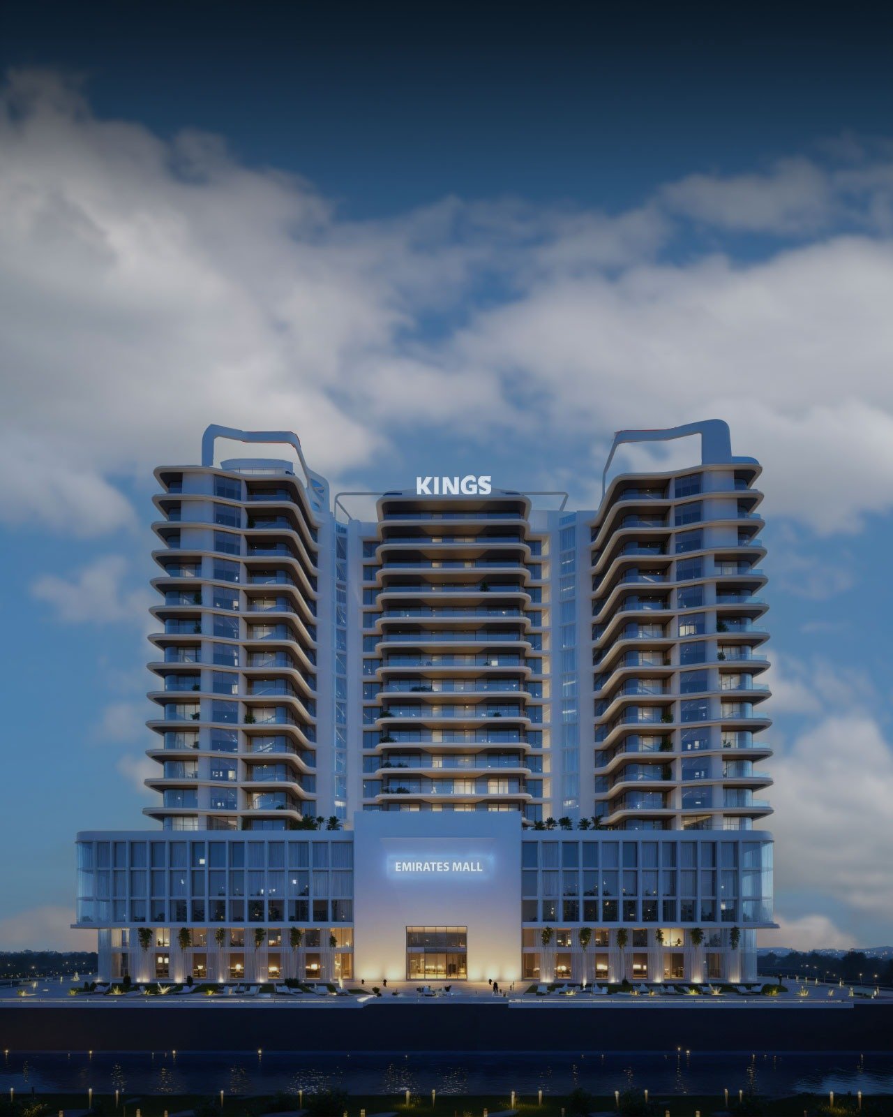 Emirates Mall & Residency project elevation