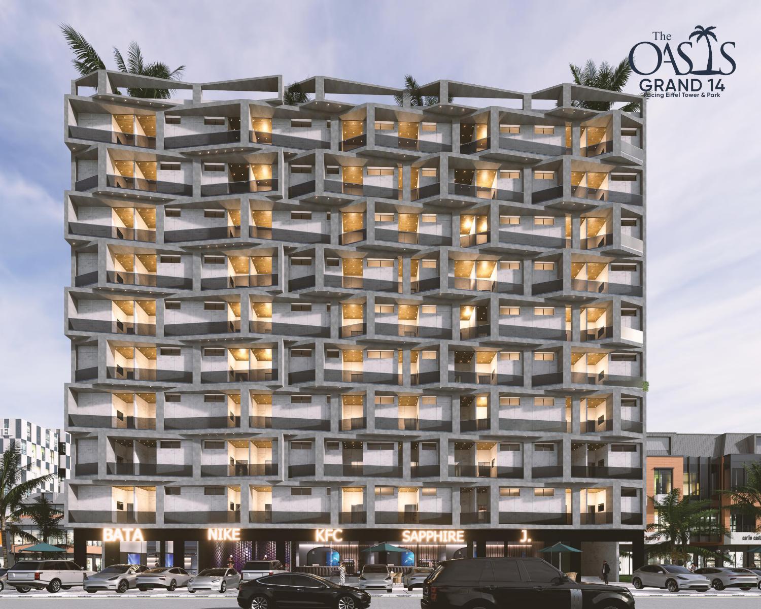 The Oasis Grand 14 project elevation