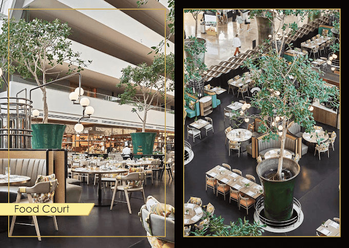 Kuwait Mall proposed food court interior concept
