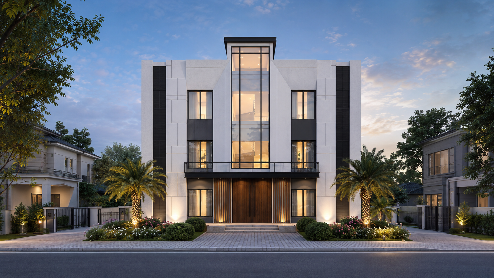 Maryam Town 3.25 Marla Townhouses project elevation