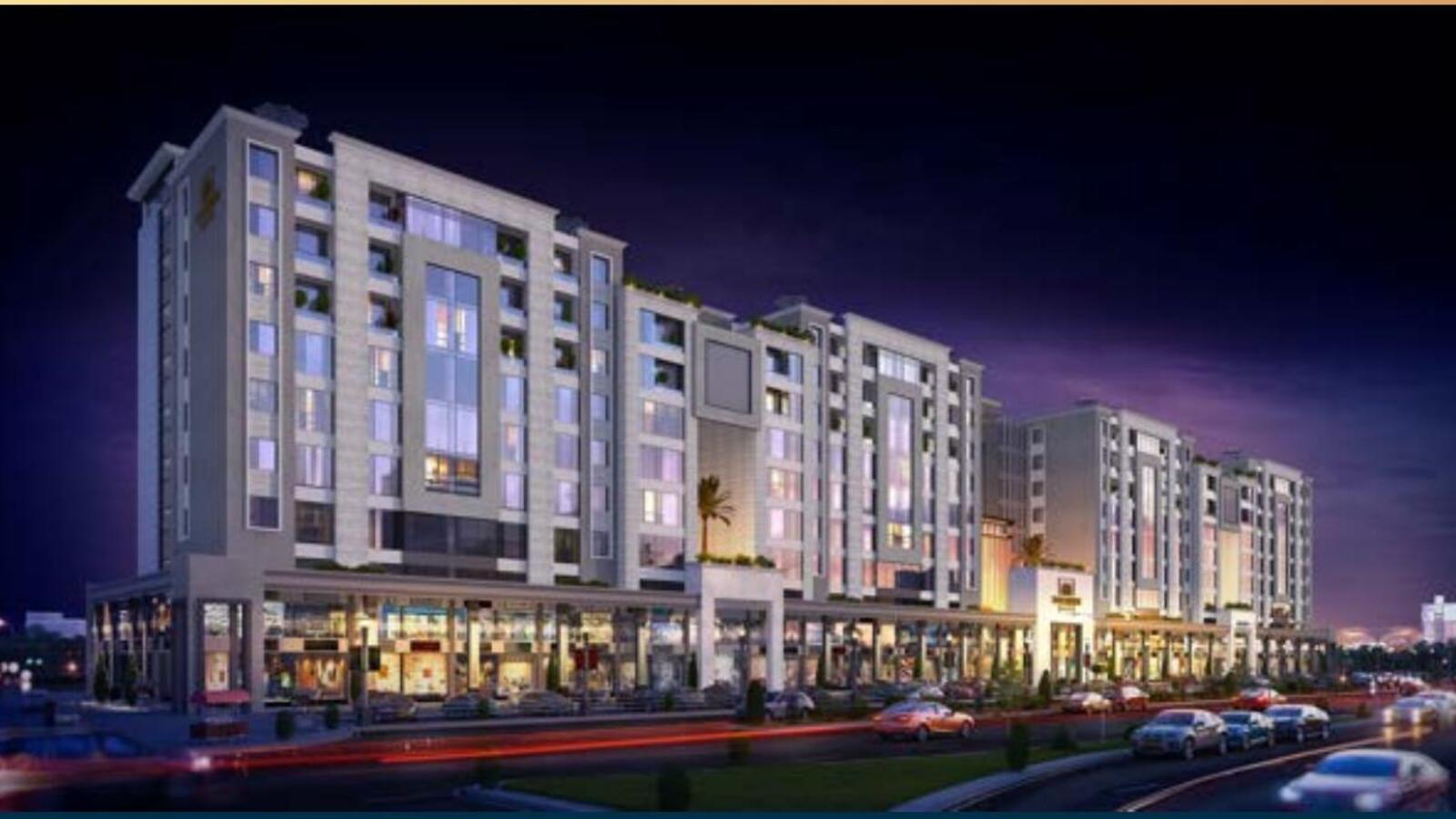 Times Square Mall & Residencia project elevation